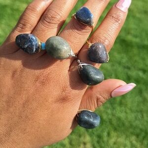 Stone Ring,Wire Wrapped Ring, Stone Ring